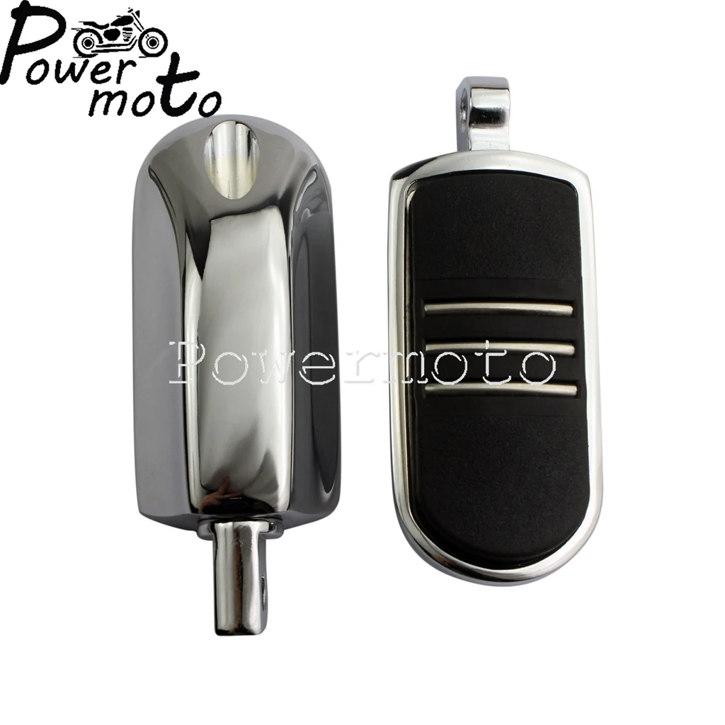 For Harley Dyna Night Train V-Rod Touring Softail Sportster Iron 883 Motorbike Chrome StreamLiner Styled Footpeg Male Foot Mount