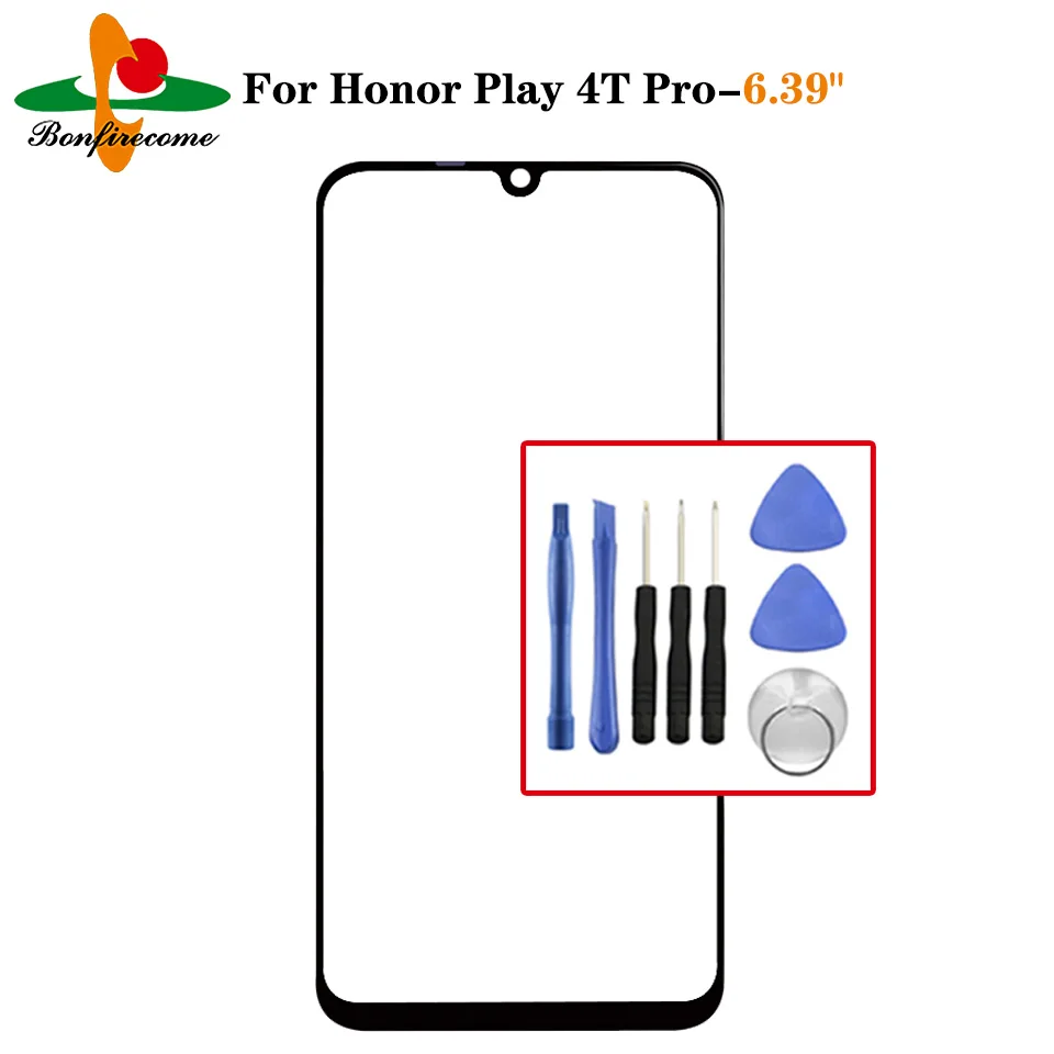 TouchScreen For Huawei Honor Play 4T Pro AQM-AL10 Front Touch Screen Glass Outer Lens Replacement