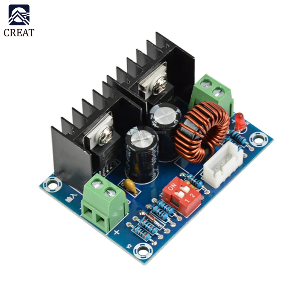 DC-DC Voltage Regulator Module 200W XL4016 Step-down Buck Board High Power 8A With External Potentiometer