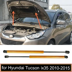 Varillas de soporte de elevación de resorte de Gas para capó delantero, puntales de modificación para Hyundai Tucson ix35, 2010, 2011, 2012, 2013, 2014, 2015