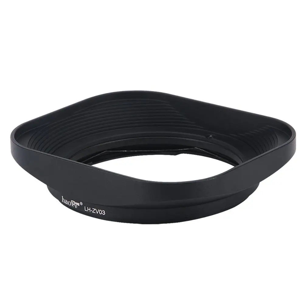 Haoge-parasol de Metal LHZV03 para lente, accesorio negro para lente de cardán Zeiss C Biogon T * 4,5/21 21mm f4.5 ZM, 2,8/25 25mm f2.8 ZM, 2,8/28 28mm f2.8 ZM
