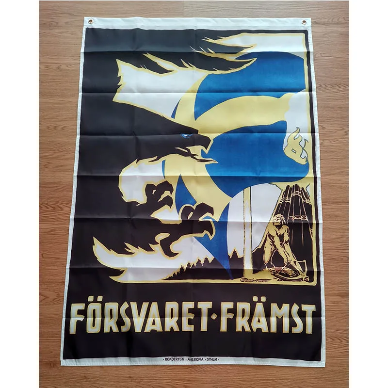 Forsvaret Framst Poster Flag 3ft*5ft (90*150cm) Size Christmas Decorations for Home Flag Banner Indoor Outdoor Decor P3