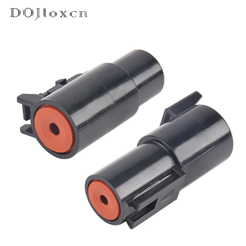 1//5/10/20 Sets 1 Pin High End DEUTSCH Male Female Black Wiring Connector ROHS Environmental Protection DTHD04-1-8P DTHD06-1-8S