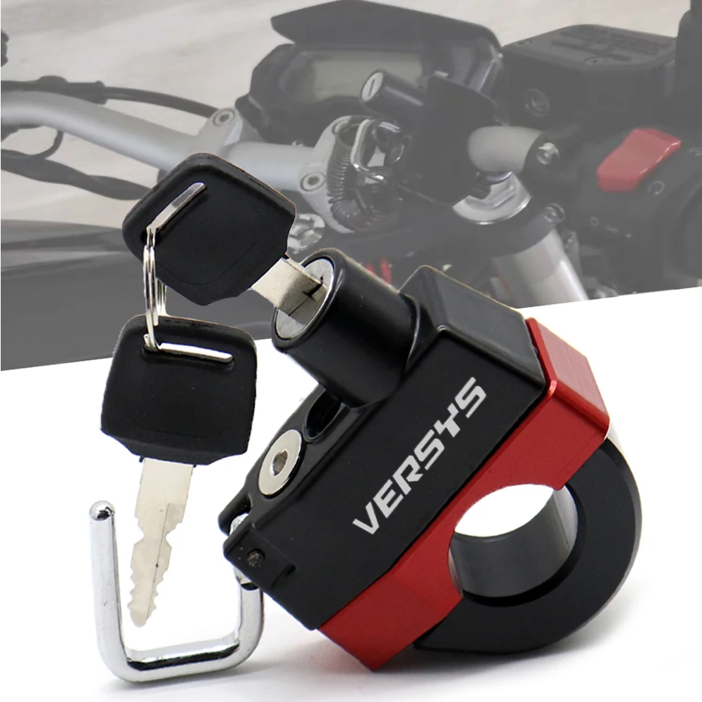 For KAWASAKI Versys1000 Versys650 Versys-X300 VN650 VN900 Vulcan ER6N/F Motorcycle Accessories Anti-theft Helmet Lock Security