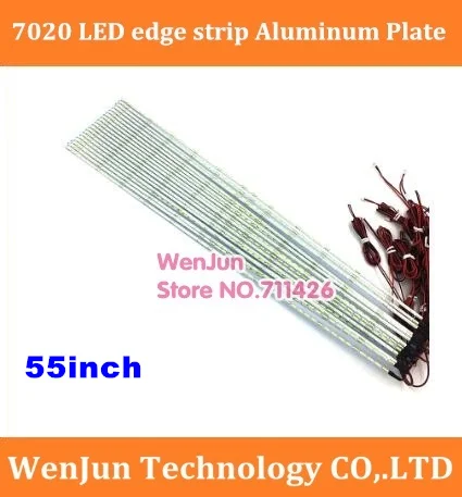 

55'' 55inch 7020 LED edge strip Aluminum Plate Strip Backlight Lamps 610mm led TV backlight strip