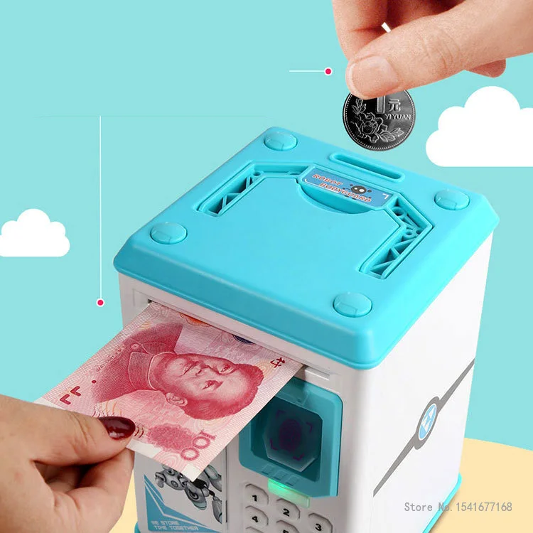 CHINA WANGYIRUO Fingerprint unlock password piggy bank children cartoon piggy bank toy children gift piggy bank