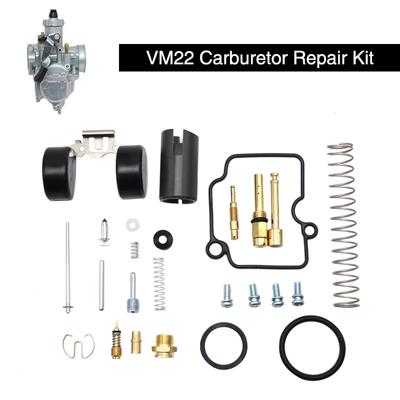 ZS MOTOS Motorcycle Carburettor Repair Kits Gasket Floats Jets For Mikuni VM22 Carb Carburetor Part VM22 Repair Kits PZ26