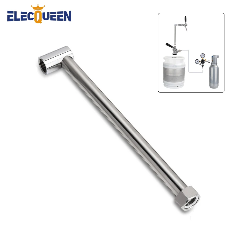 Vertical Beer Tap Pole Keg Coupler Adapter Conversion Kit,Kegerator Tap Dispenser with G5/8 Thread Simple Beer Tower Column Tube