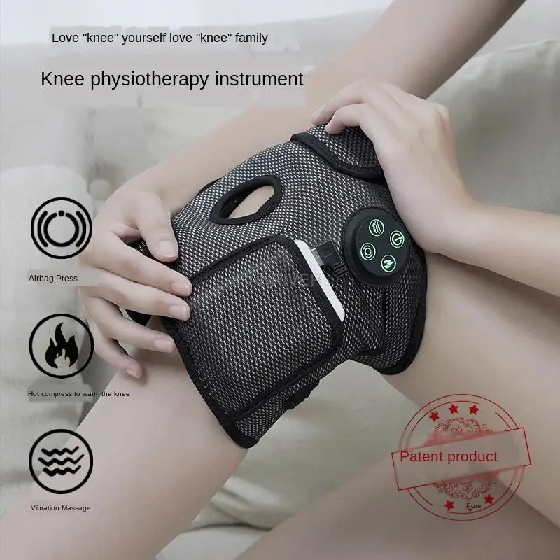 Knee Massager Squeeze Vibration Airbag Knee Pain Physiotherapy Instrument Keep Warm Sports Kneecaps