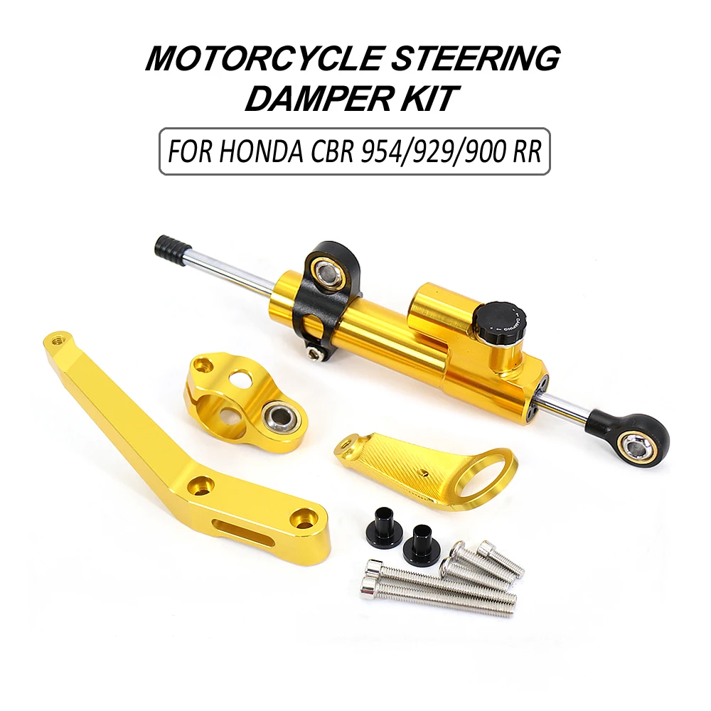 

Motorcycle 2000 2001 CBR 929 900 RR Steering Stabilize Damper Mounting Bracket Kit For Honda CBR954RR CBR 954 RR 2002 2003