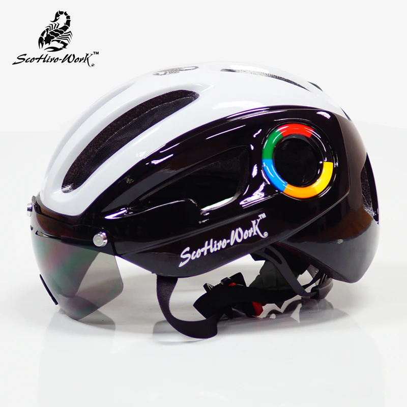 270g ultralight EPS bicycle helmet for men road mtb mountain bike helmet lenses goggles cycling equipment 9 vents Casco Ciclismo