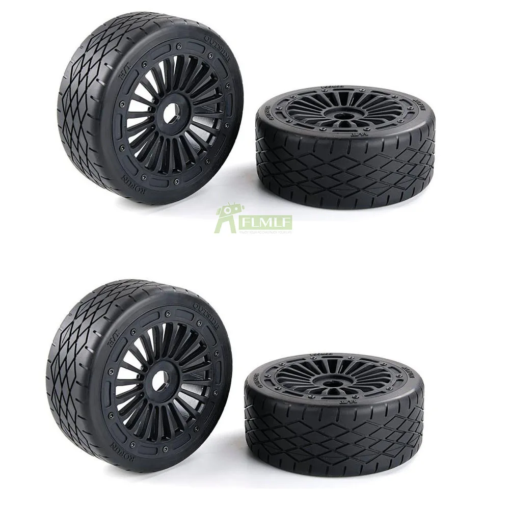 On-Road Wheel Tyre Assembly Kit Gen.2 Fit for 1/5 Scale Rovan ROFUN F5 MCD XS-5 RR5 Toys Parts