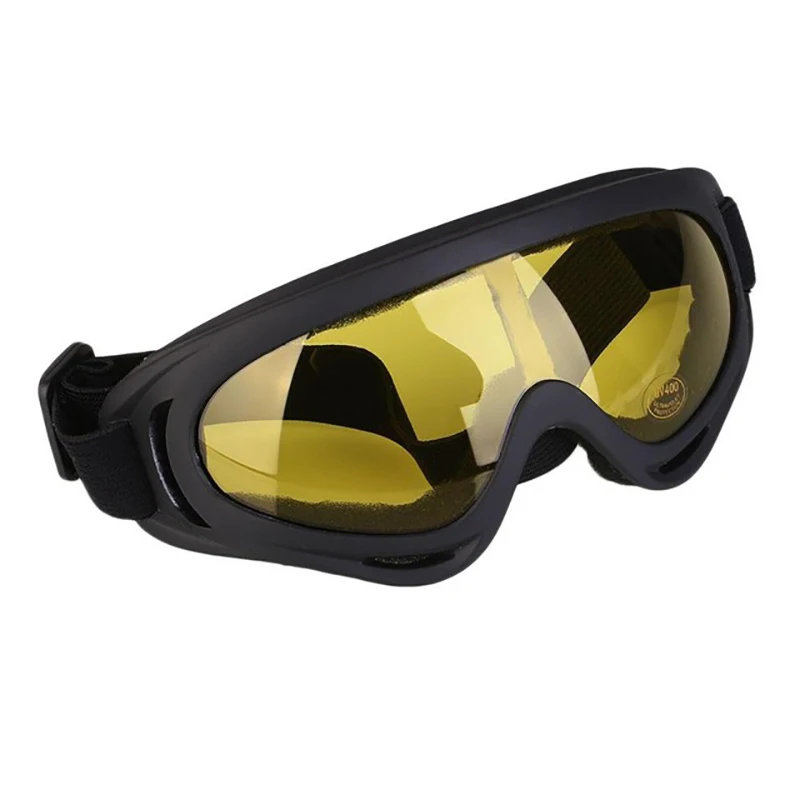 Motocicleta esportes óculos de esqui snowboard anti-nevoeiro lunette moto motocross dustproof pistola de ar óculos uv400