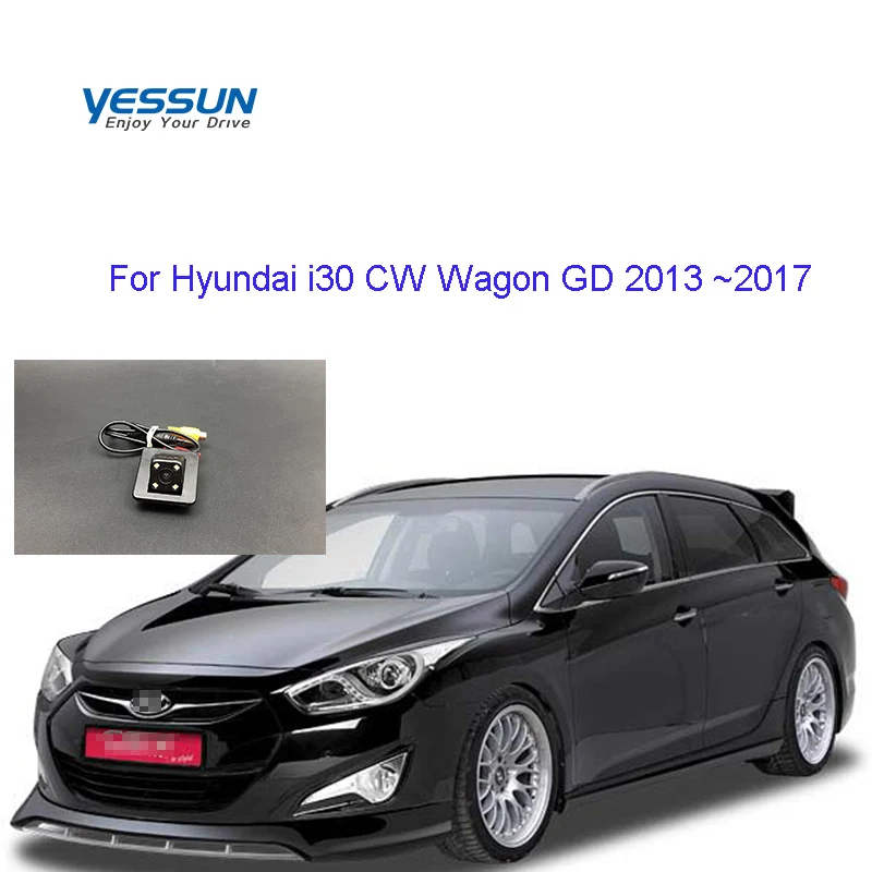 1280*720P kamera tylna do Hyundai i30 CW Wagon GD 2013 ~ 2017 dynamiczna kamera cofania/zarezerwowany otwór tylna kamera