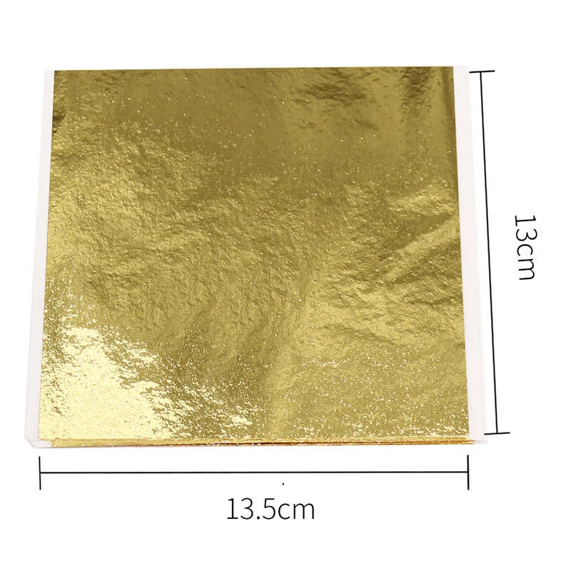 14 centimetri Oro Foglia di Lenzuola K Carta Stagnola di Oro in Arti e Mestieri Mobili Decorazione Del Chiodo Pittura Potal