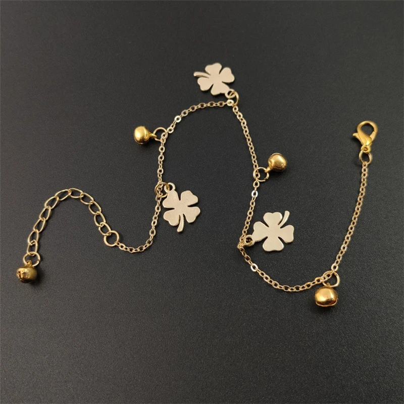 Bohemian Flowers And Bell Anklets for Women Charm Leg Bracelet Fashion Jewellery for Female Ankle Bracelet Cheville Femme