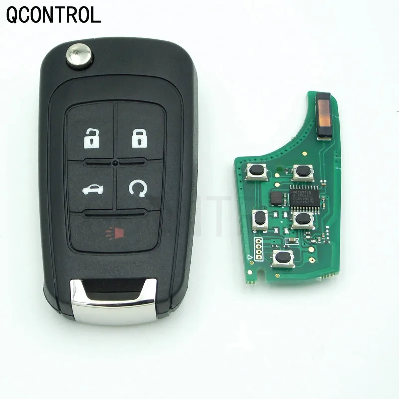 QCONTROL  2/3/4 Buttons Car Remote Key DIY for  Buick Lacrosse Encore Regal Verano 2011 2012 2013 2014 2015 2016