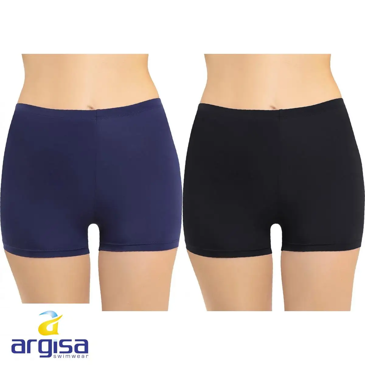 Argisa 1010 Lady Short Sea The tights 36-44 3swimmer Will Sports Yoga Gym Leggings For Swimming Safety Pants Shapewear Underwear Blue Black