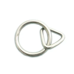 10pcs Nickel Plated Ring Halter Buckle Metal Round Ring