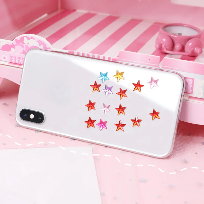Shining Star Crystal Diamond Sticker Adhesive Craft Stick Label Notebook Computer Phone Decor Supplies Stationery