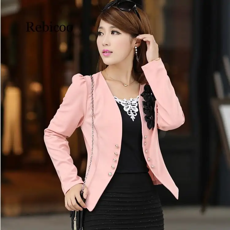 New blazer female slim outerwear blazer elegant  spring autumn outerwear coat   women ladies jacket clothes