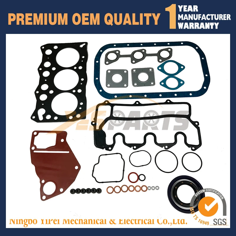 

For Isuzu 3LD1 Engine Gasket Kit For IHI 35NX Furuwaka Hanix Excavator Denyo SDG12