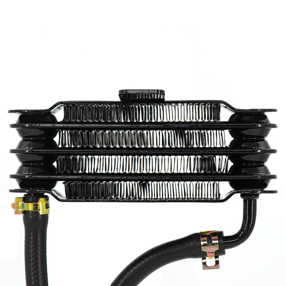 Universal Black 5 Rows Aluminum Motorcycle Oil Cooler 158mm SO-07 High Quality Modified Motorcycle and Car Accessories