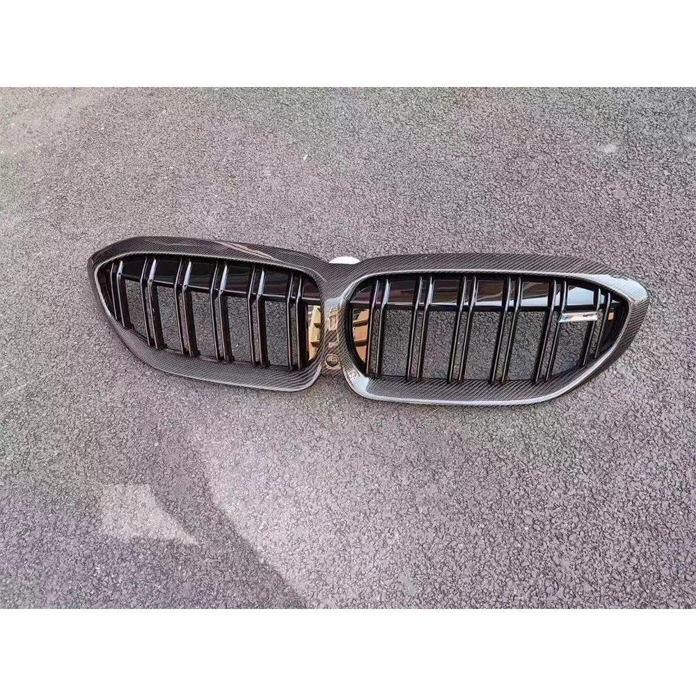 

Carbon Fiber Front Kidney Grill Grille for BMW G20 G21 New 3 Series Sedan Wagon 320 330 340 2019 UP