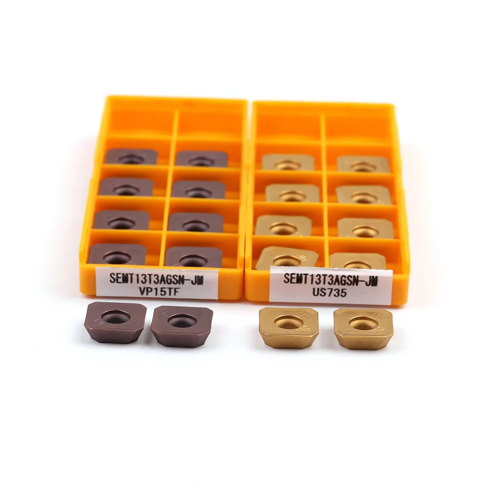 フライス盤用の高品質CNCフライス工具,切断ツール,vp15tf ue6020 us735,SEMT13T3AGSN-JM