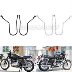 Motorcycle Left&Right Side Pannier Rail Saddlebag Support Bar For Triumph Bonneville T100 Thruxton Scrambler 900 2001-2015