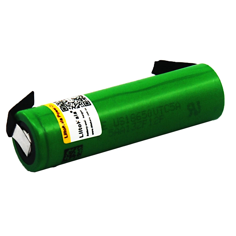 Gorący liitokala 3.7V 2600mAh akumulator litowo-jonowy 18650 US18650VTC5A 35A zabawki latarka