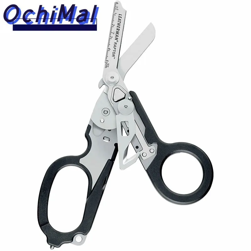 

Multifunction Raptor Emergency Response Shears with Strap Cutter and Glass Breaker Black ith Strap Cutter Safety Hammer Dropship