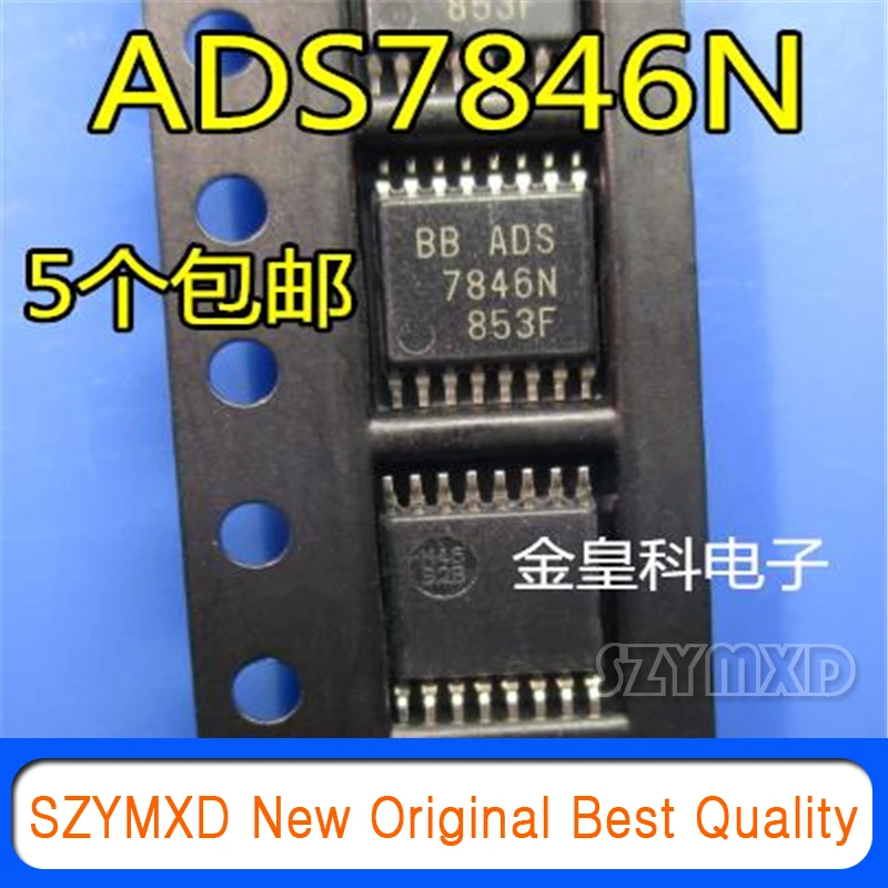 5Pcs/Lot New Original ADS7846N ADS7846 TSSOP-16 Touch Screen Controller Chip In Stock