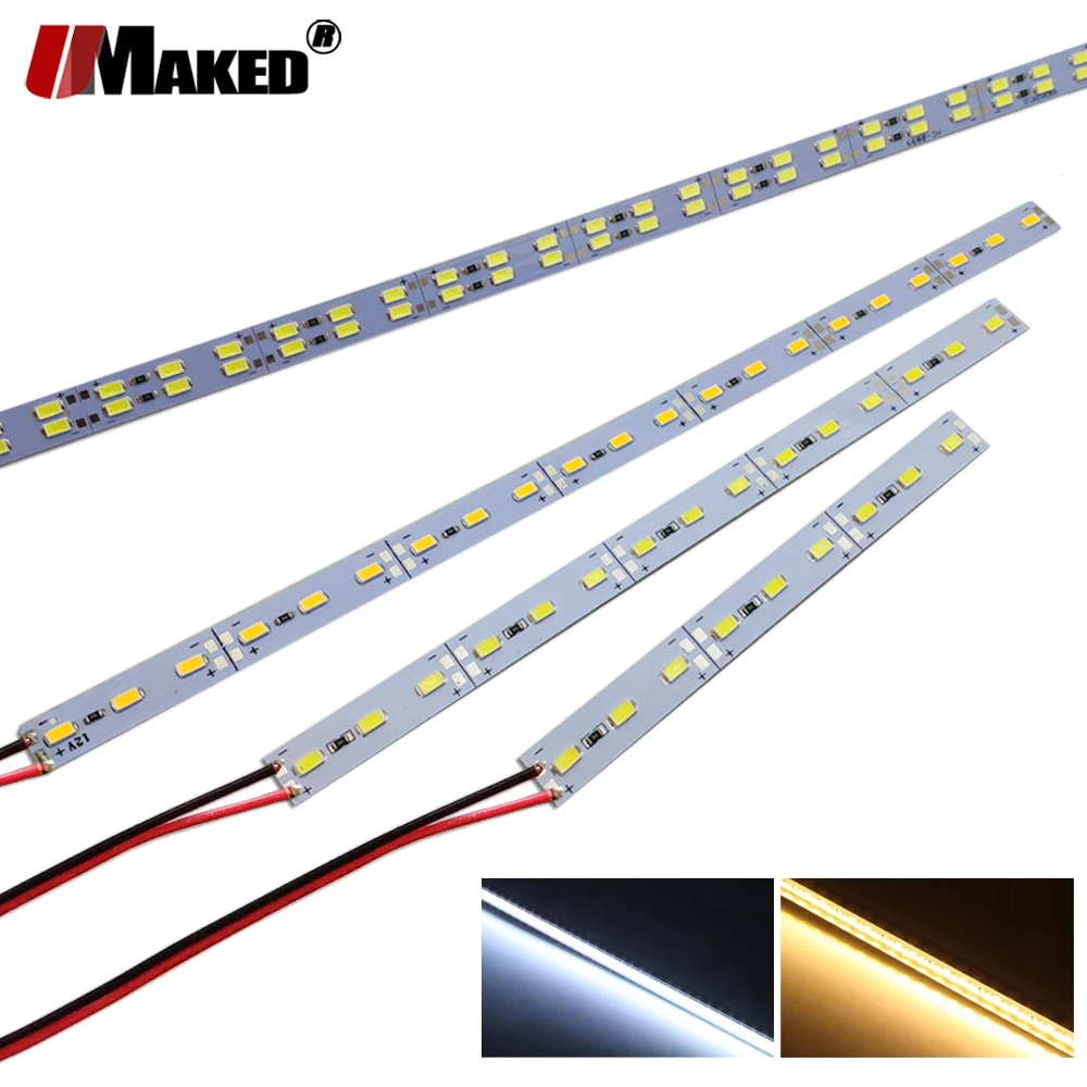 

10pc DC12V 20/30/50cm LED Bar Lights High Brightness Rigid Strip SMD 5630/5730 Fluorescent Energy Save Counter Line Lamp DIY