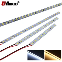10pc DC12V 20/30/50cm LED Bar Lights High Brightness Rigid Strip SMD 5630/5730 Fluorescent Energy Save Counter Line Lamp DIY