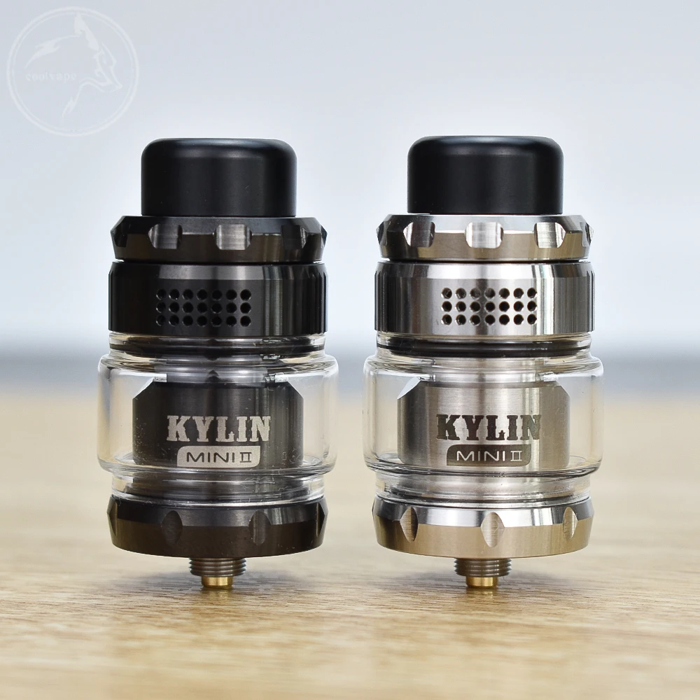 

Испаритель Kylin Mini V2 RTA с емкостью 3 мл/5 мл, 24,4 мм, с одним атомайзером катушка перестраиваемая, электронная сигарета с резьбой 510