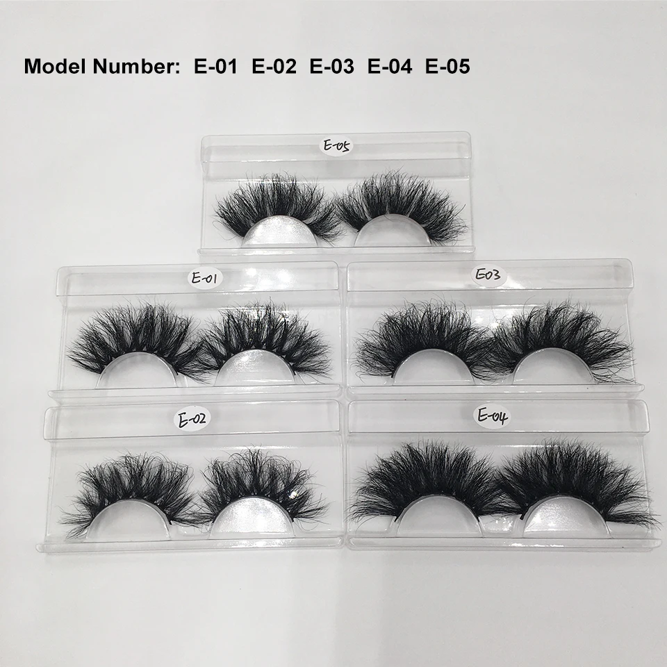 Mink Wimpers Groothandel 5/10/30 25Mm Wimpers Dramatische Pluizige Lange Wimpers In Bulk Make Lashes Mink 25Mm groothandel Mink Wimpers