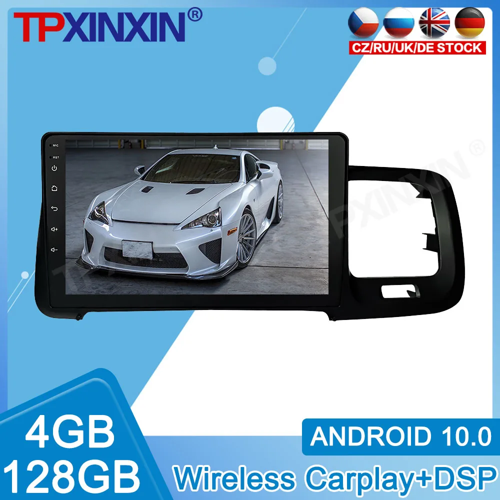 

Android 10,0 для Volvo S60 2011 2012 2013 2014-2018 стерео сенсорный экран DSP навигация 128 ГБ Автомобильный мультимедийный радиоплеер Carplay