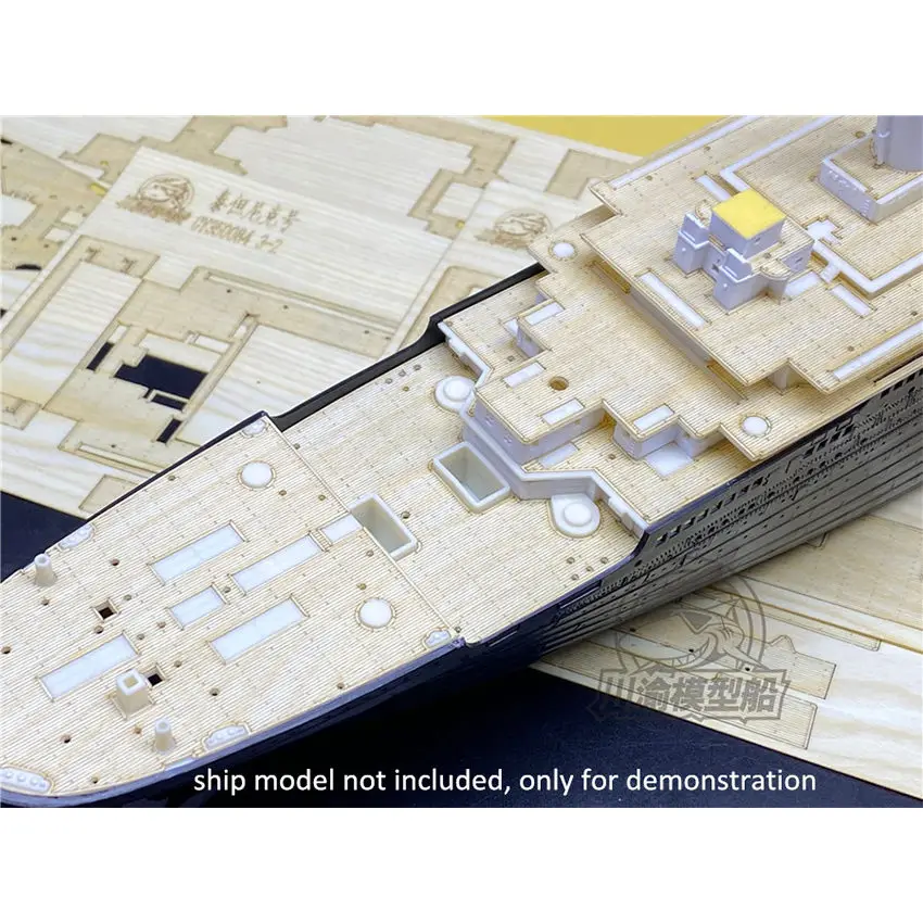 

1/350 Scale Wooden Deck Masking Sheet For Minicraft 11318 RMS Titanic Centennial Edition Model CY350084 Assemble