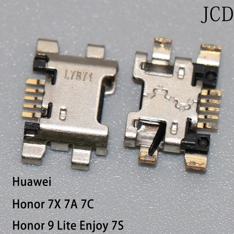 1-20PCS/Lot Micro USB Charge Port Socket Jack Plug Dock For Huawei Honor 7X 7A 7C / For Honor 9 Lite Enjoy 7S Charging Connector