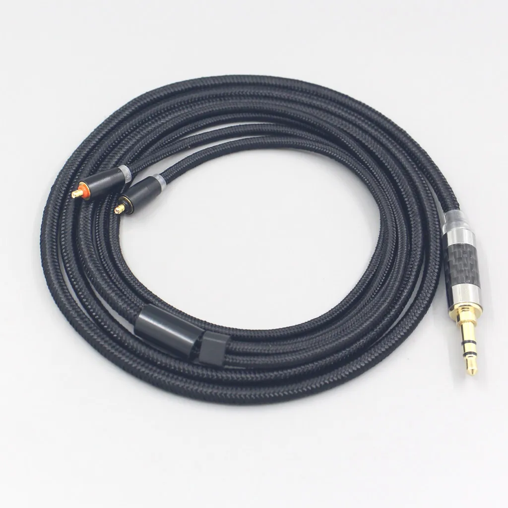 2.5mm XLR 4.4mm Super Soft Headphone Nylon OFC Cable For UE Live UE6Pro Lighting SUPERBAX IPX Earphone LN007550