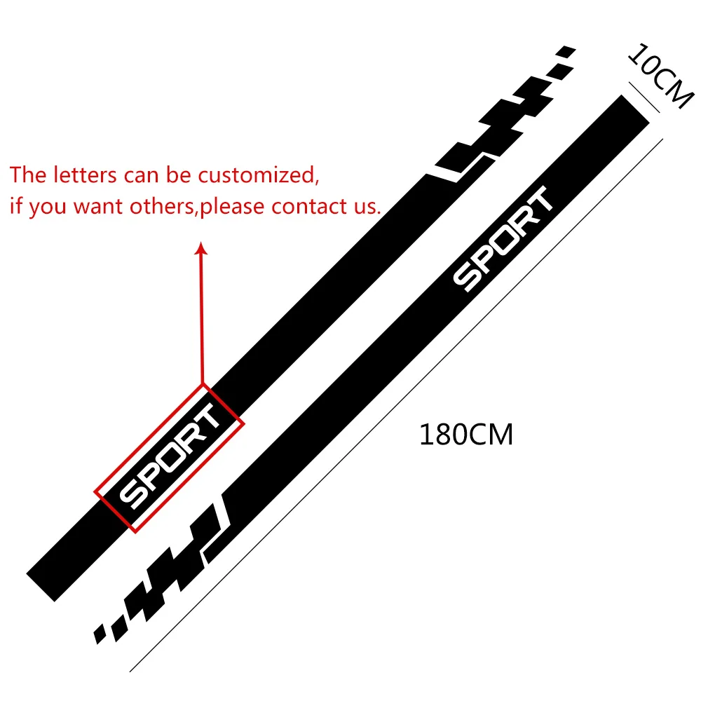 باب السيارة الجانب تنورة المشارب ملصقات السيارات الفينيل فيلم الديكور الشارات لأوبل أسترا j h g k كورسا d ضبط الملحقات