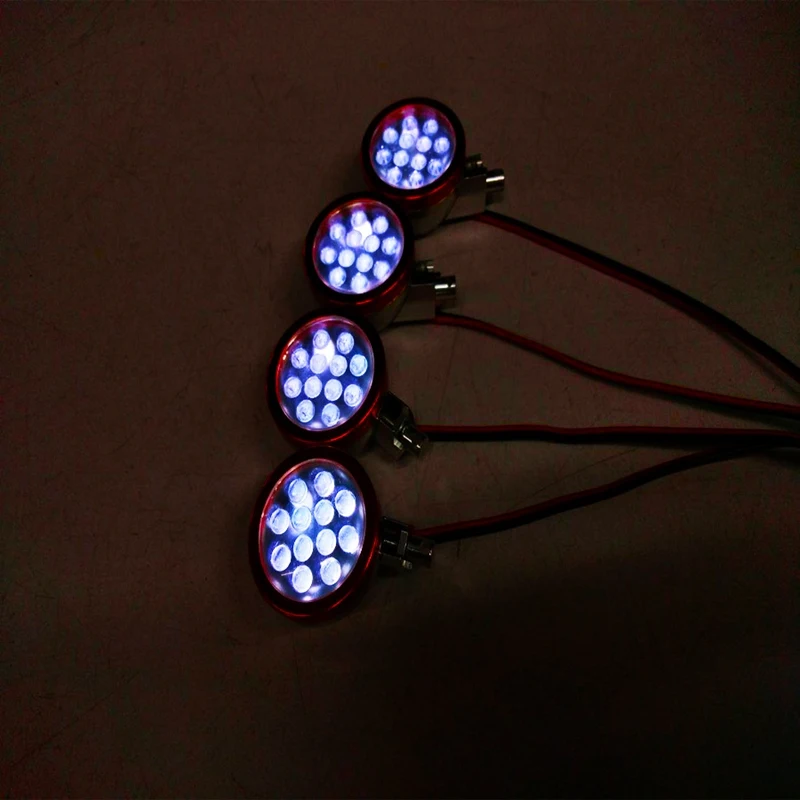 FBIL-4 LED Lights zestaw odbiornika plastikowa powłoka Lotus reflektory do 1/5 HPI BAJA Rovan King Motor 5B części do zdalnie sterowanego samochodu akcesoria