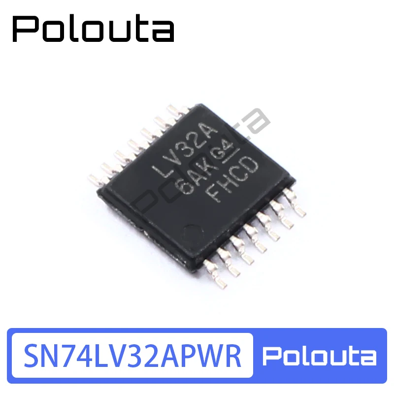 10 Pcs Polouta SN74LV32APWR TSSOP-14 Four 2-input Positive OR Gate Logic Gate IC Components Arduino Nano Integrated Circuit