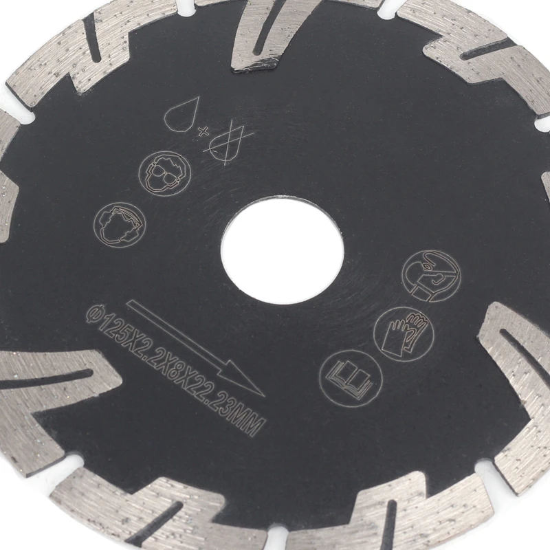 Versery 105/125/180/230mm Hot Pressed Turbo Diamond Cutting Disc Circular Saw Blade Concrete Porcelain Marble Ceramic Granite