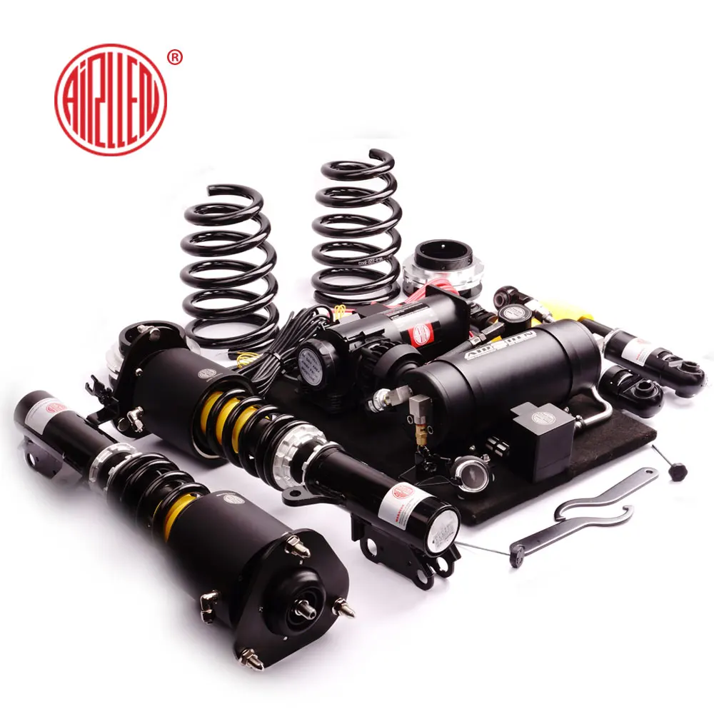 Airllen universal premium air cup lift full kits with controller system,air-cups shock absor,air pump/Pneumatic Modification