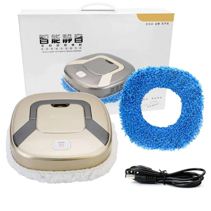 M2EE Robot Vacuum Cleaner Household USB Charging Smart Mop Dry Wet Cleaner for Home