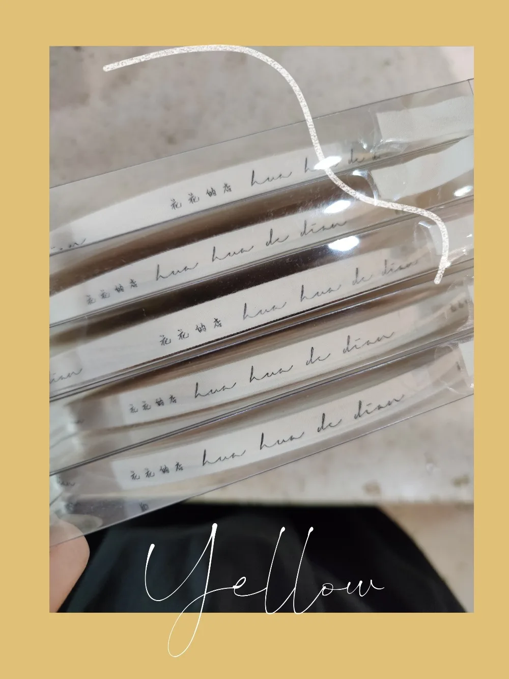 100 Yards Cotton Ribbon Customized Logo Wedding Decorate Handmade Mark Label Cake Flower Store Gift Package