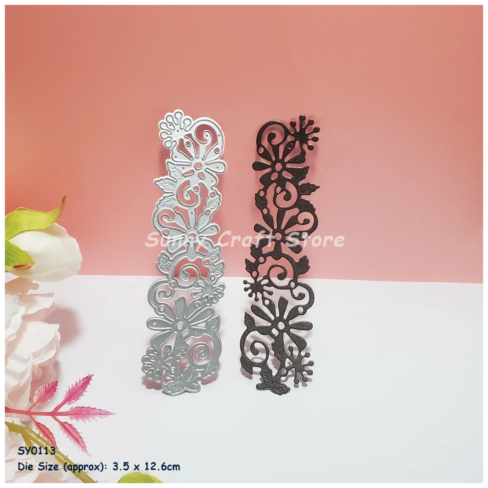 Lace for Crafts Cut Die Mold Decoration Embossing Folder Scrapbooking Album DIY Paper Craftmaking Knife Mold Blade Punch Stencil