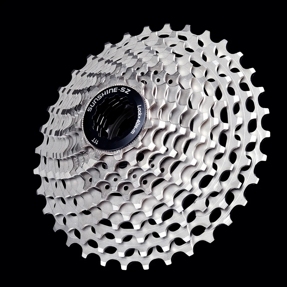 SUNSHINE 11 12 Speed Road SLR Cassette Bicycle Freewheel  Ultralight K7 CNC 11-32/34/36T Sprocket Bike Flywheel For Shimano SRAM